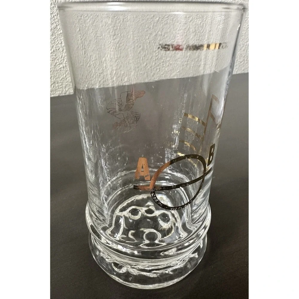 Mid-Cent Mod Plimsoll Lines Mark Load Line Glasses Set of 6 Nautical Markings
